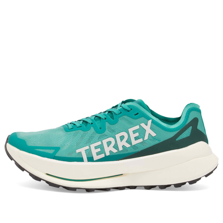 Photo: Adidas Men's Terrex Agravic Speed Ultra Sneaker in Pure Teal/Grey One/Aurora Ivy