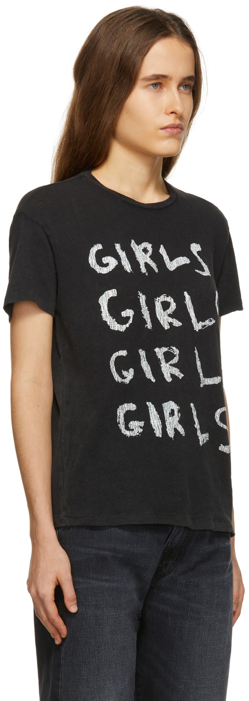 R13 Black Girls Girls Boy T Shirt R13