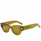 Saint Laurent Sunglasses Women's Saint Laurent SL 573 Sunglasses in Green