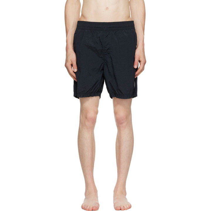 Photo: Stone Island Navy B100004 Nylon Metal Econyl Swim Shorts