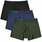 CDLP Men's Boxer Brief - 3 Pack in Black/Army Green/Navy Blue