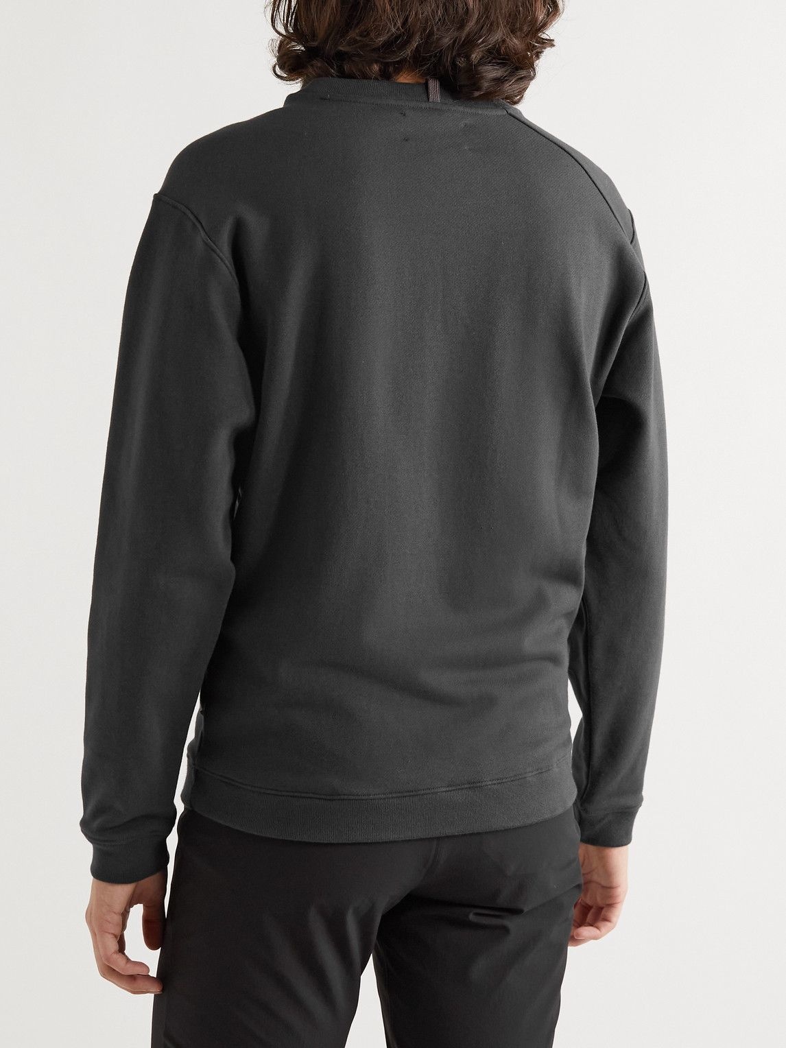 Klättermusen - Suttung Organic Cotton-Blend Jersey Sweater - Black ...