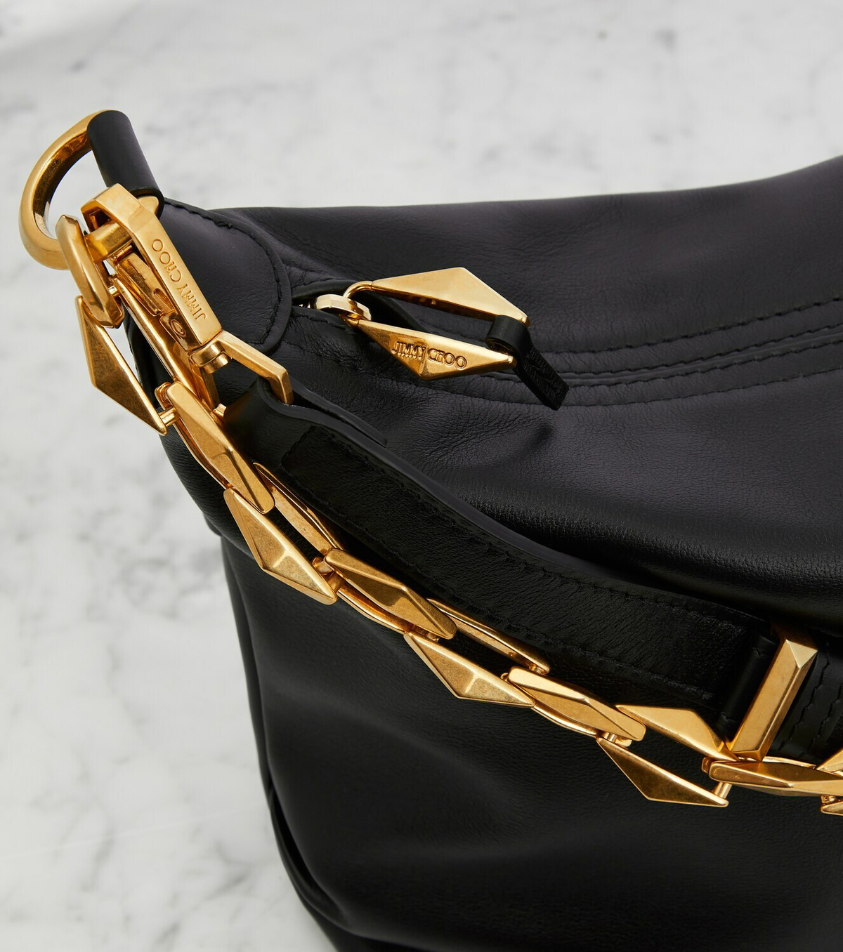 Jimmy Choo - Diamond Soft padded leather shoulder bag Jimmy Choo Jimmy Choo - Diamond Soft padded leather shoulder bag Jimmy Choo