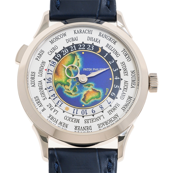 Photo: Patek Philippe Complications World Time Automatic Blue Dial Mens Watch 5231G-001