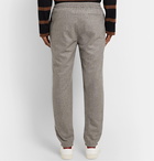 De Bonne Facture - Tapered Wool-Flannel Trousers - Gray