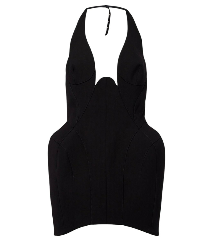 Photo: Mugler Scalloped minidress
