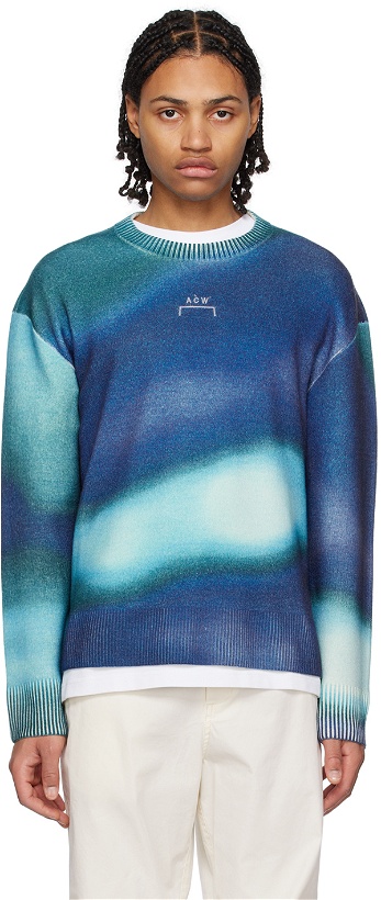 Photo: A-COLD-WALL* Blue Gradient Sweater