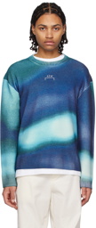 A-COLD-WALL* Blue Gradient Sweater