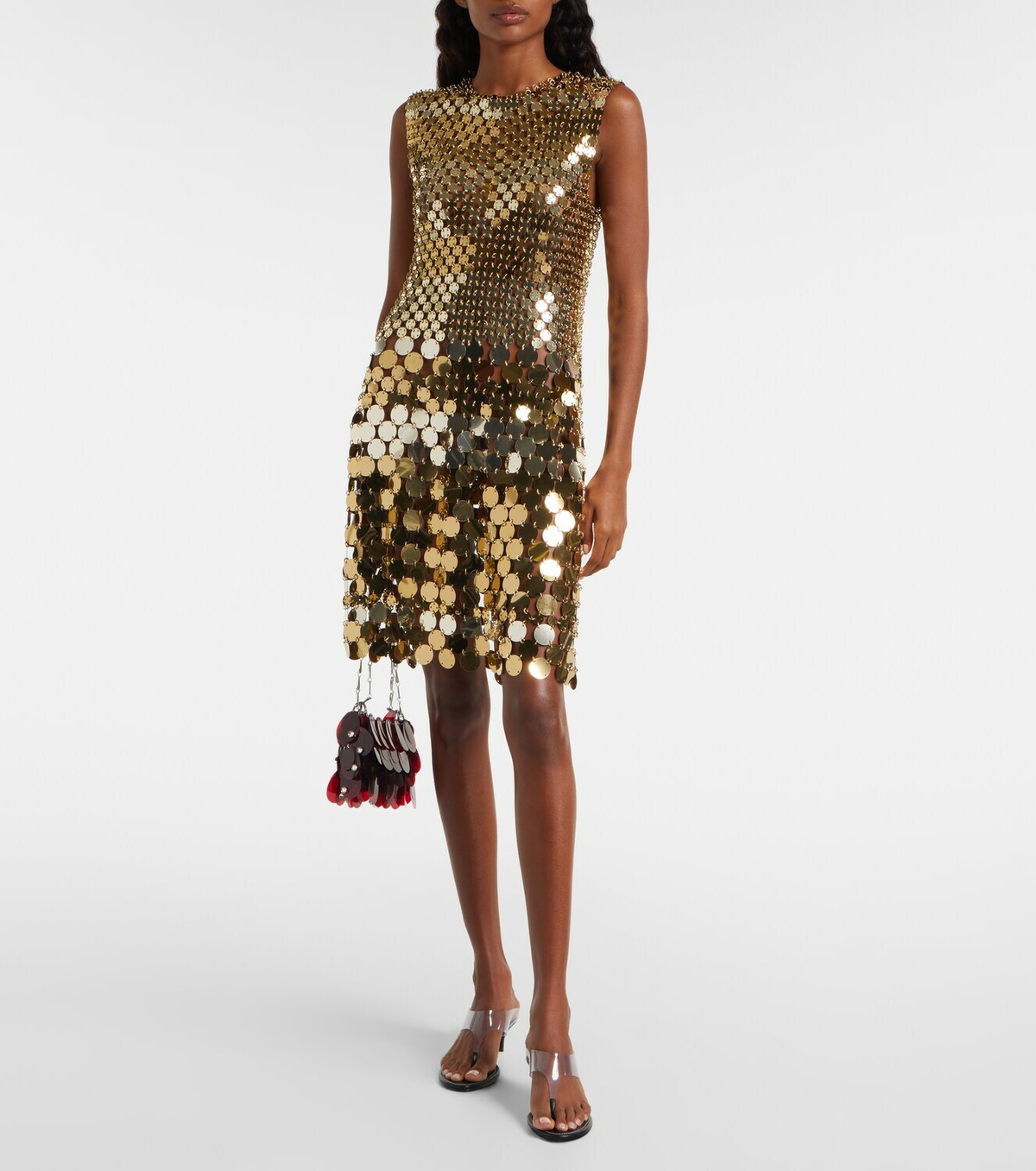 Rabanne Sparkle Discs minidress