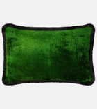 Les-Ottomans Silk velvet cushion