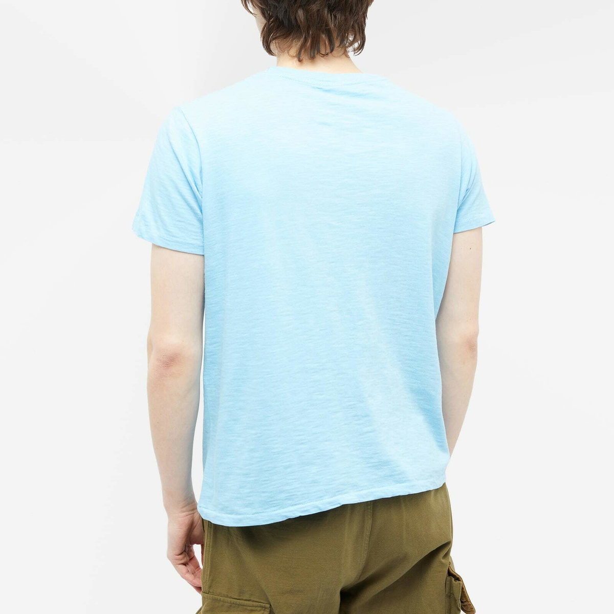 Velva Sheen Men's Regular T-Shirt in Rain Velva Sheen