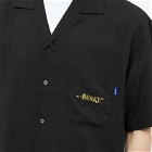 Awake NY Men's Dice Rayon Camp Shirt in Black
