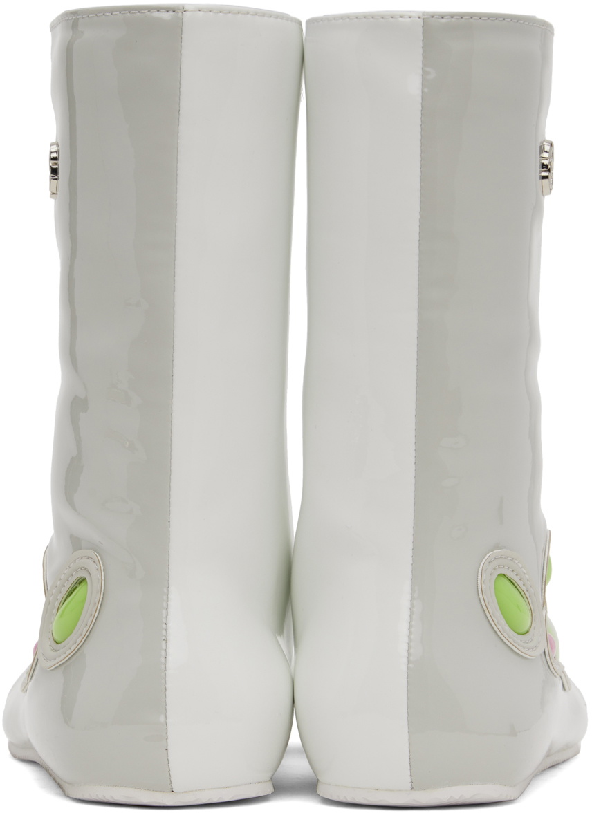 Rombaut SSENSE Exclusive Off-White Alien Barefoot Boots