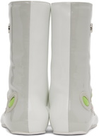 Rombaut SSENSE Exclusive Off-White Alien Barefoot Boots
