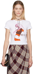Anna Sui White 'Anna Sui Girl' T-Shirt