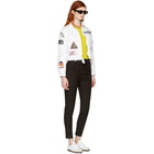 Courreges Black Button Belt Trousers