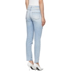 Stella McCartney Blue High-Waisted Skinny Jeans