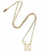 OFF-WHITE Arrow Brass Necklace
