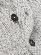 Eleventy - Slim-Fit Shawl-Collar Cashmere Cardigan - Gray