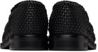 3.1 Phillip Lim Black Alexa Macrame Loafers