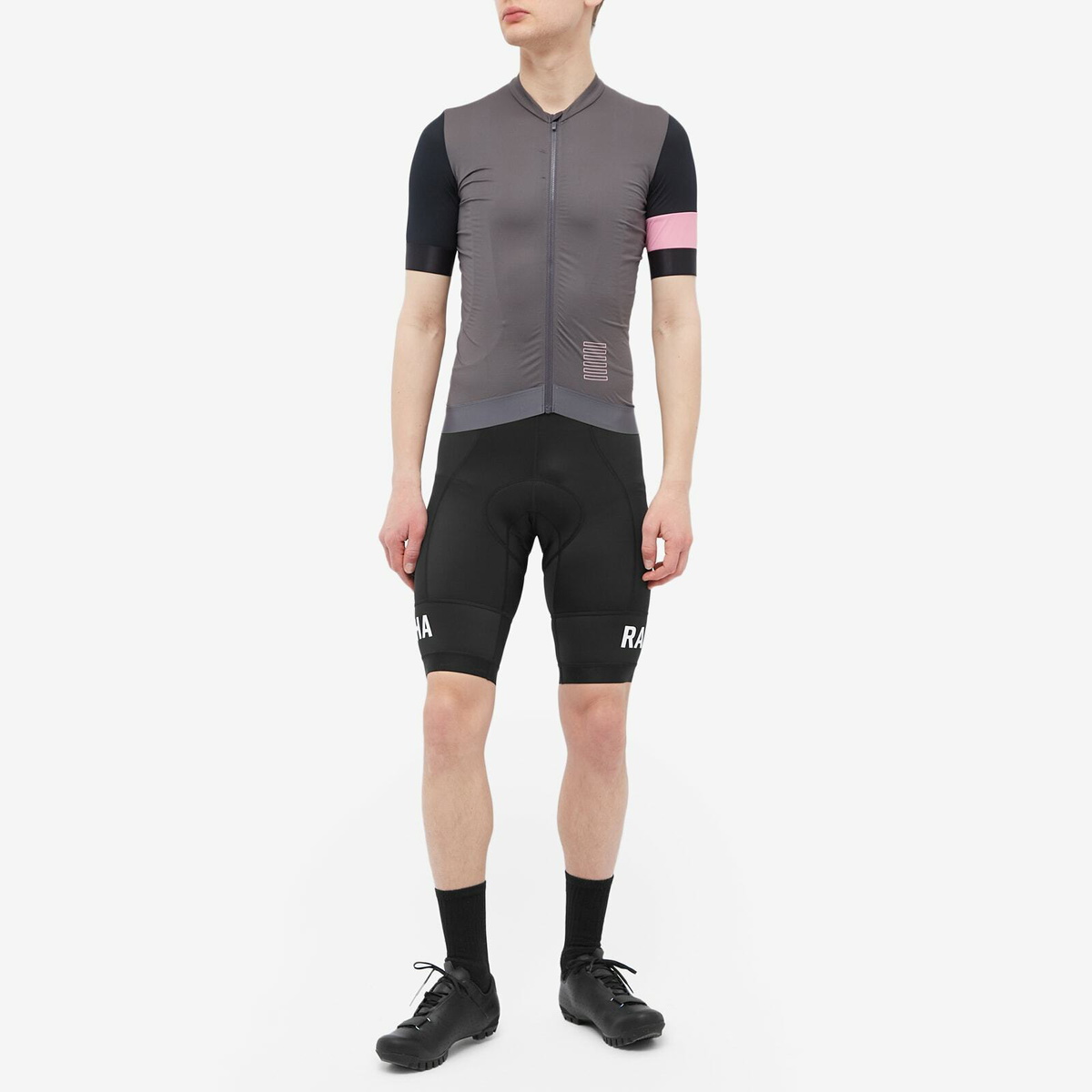 Rapha Men's Pro Team Training Bib Short in Black/White Rapha