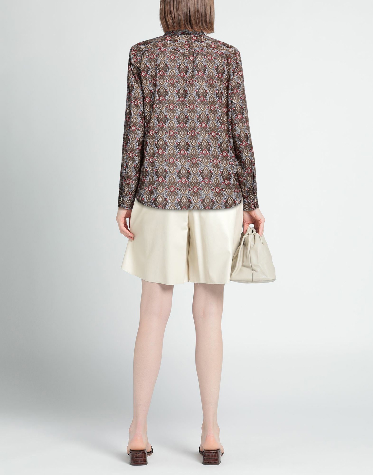 Massimo Alba Womens Shirt Dark in Brown
