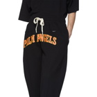 Palm Angels Black New College Lounge Pants