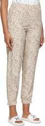 Kenzo Brown Acetate Lounge Pants