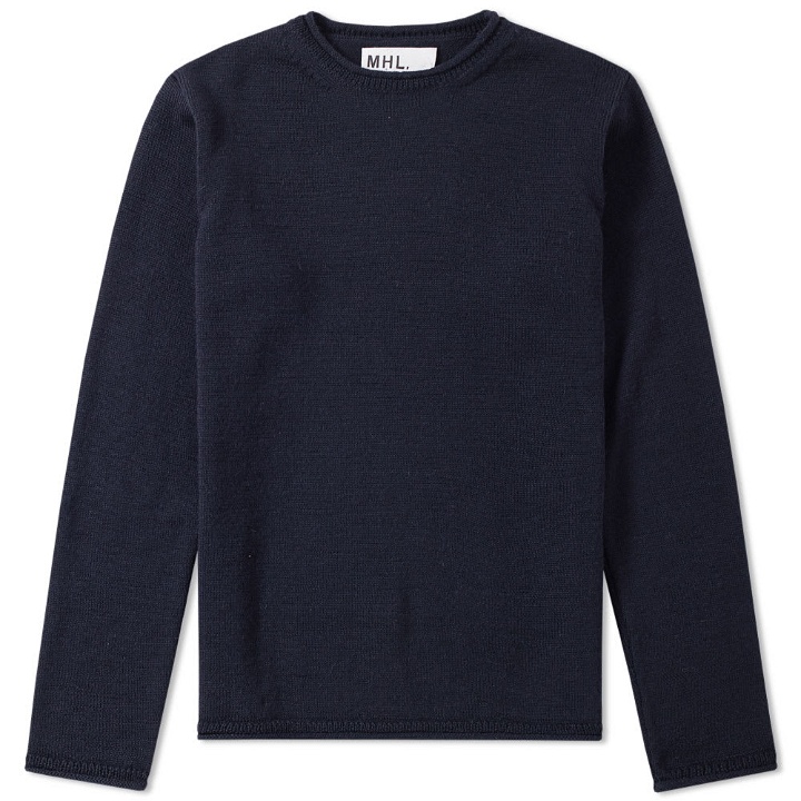 Photo: MHL by Margaret Howell Rolled Edge Crew Knit