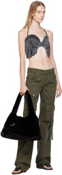 Blumarine Black Large Flap Bag