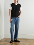 Mr P. - Cable-Knit Cashmere Sweater Vest - Black