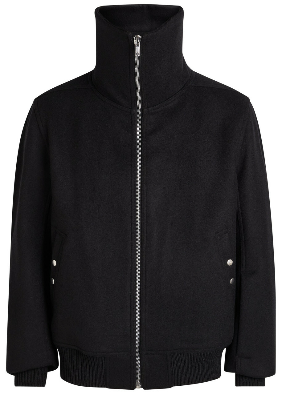 Rick Owens Black Fog Cropped Bomber Rick Owens