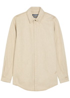 Jacquemus La Chemise Amelo De-nimes Cotton-blend Jacket Beige