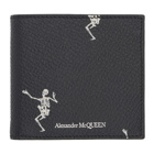 Alexander McQueen Black Dancing Skeleton Wallet