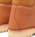 Diemme - Roccia Vet Suede-Trimmed Logo-Debossed Leather Hiking Boots - Brown