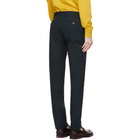 Loro Piana Navy Slim Pantaflat Trousers