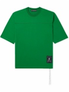 Mastermind World - Logo-Appliquèd Printed Jersey T-shirt - Green