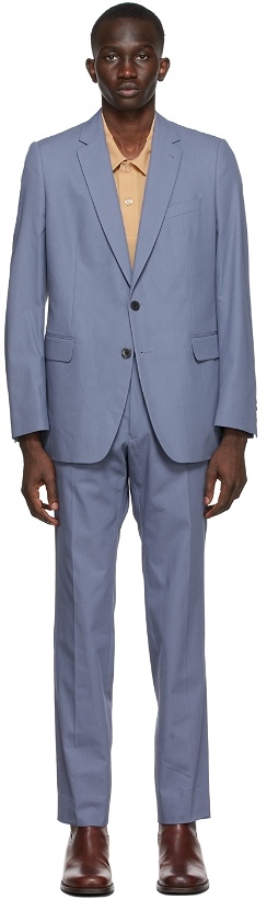 Photo: Dries Van Noten Blue Cotton Twill Suit