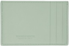 Bottega Veneta Green Credit Card Case