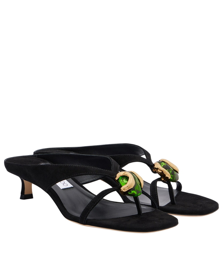 Photo: Jimmy Choo Emeri Stone embellished thong sandals