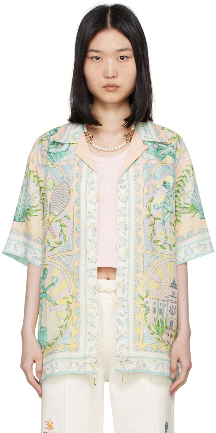 Casablanca Multicolor Vase T-Shirt Casablanca