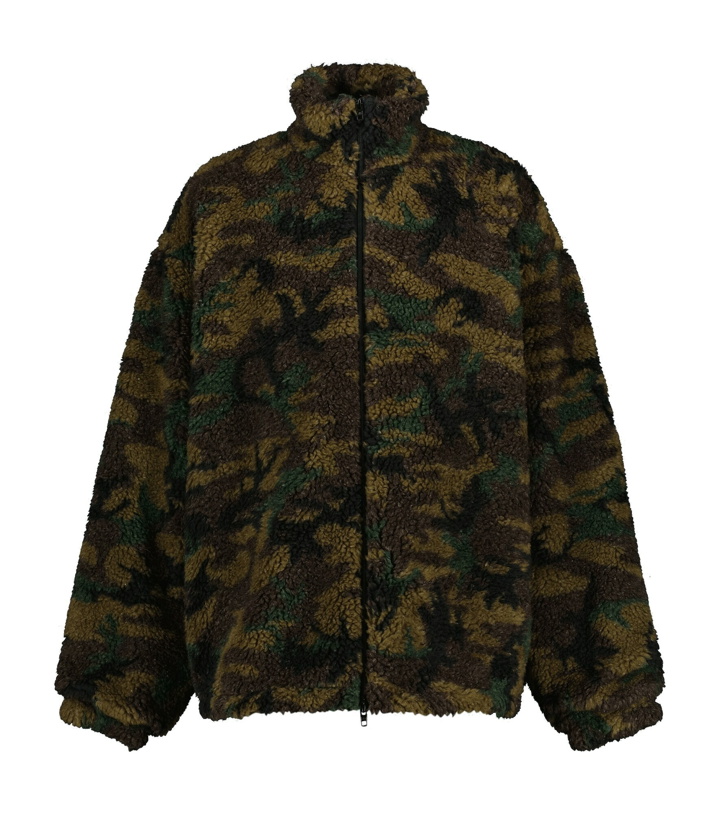 Photo: Balenciaga - Camouflage fleece jacket