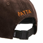 Patta Men's Corduroy P Script Sports Cap in Chestnut