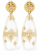 ZIMMERMANN Crystal & Quartz Drop Earrings