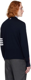 Thom Browne Navy Hector 4-Bar Sweater