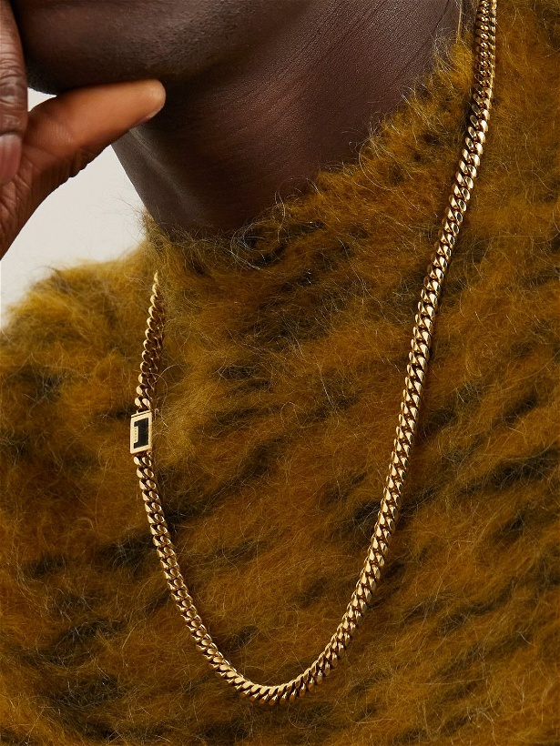 Photo: VARON - Malo Gold Onyx Chain Necklace
