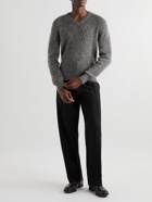 TOM FORD - Wool, Mohair and Silk-Blend Sweater - Gray
