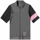 Rapha Men's Pro Team Training Jersey in Carbon Grey/Black/Pink