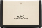 A.P.C. Beige Camille 2.0 Clutch