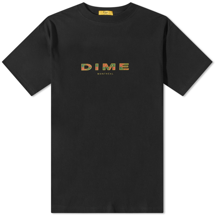Photo: Dime Men's Block Font T-Shirt in Black